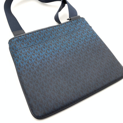 【中古品】【レディース】 MICHAEL KORS マイケルコース MKシグネチャー ショルダーバッグ ブランド バッグ カバン 180-260530-gm-15-fuz カラー：ブルー ブラック 万代Net店