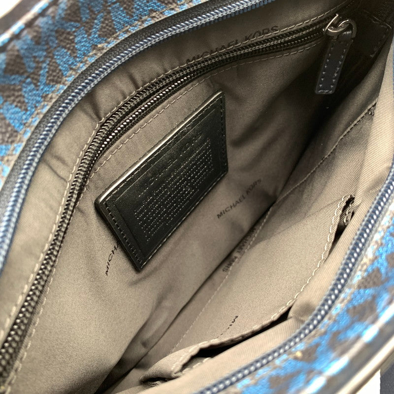 【中古品】【レディース】 MICHAEL KORS マイケルコース MKシグネチャー ショルダーバッグ ブランド バッグ カバン 180-260530-gm-15-fuz カラー：ブルー ブラック 万代Net店