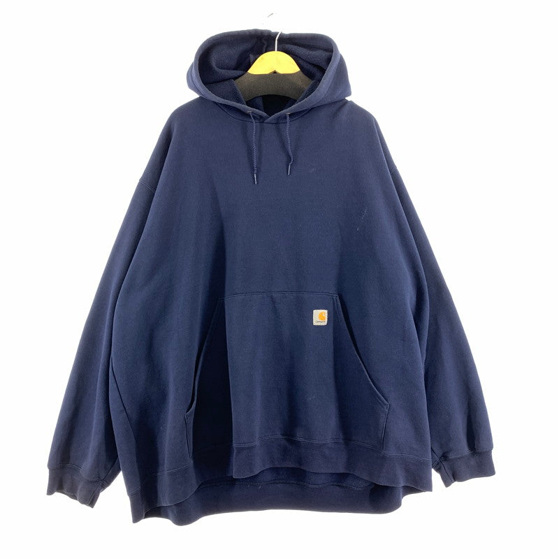 【中古品】【メンズ】 CARHARTT カーハート パーカー カラーNAVY SIZE:4XL プルオーバー　※毛玉、使用感有 145-260925-ky-06-fuzh 万代Net店
