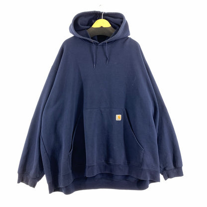 【中古品】【メンズ】 CARHARTT カーハート パーカー カラーNAVY SIZE:4XL プルオーバー　※毛玉、使用感有 145-260925-ky-06-fuzh 万代Net店
