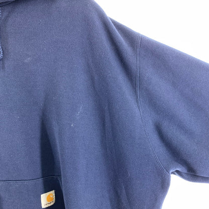 【中古品】【メンズ】 CARHARTT カーハート パーカー カラーNAVY SIZE:4XL プルオーバー　※毛玉、使用感有 145-260925-ky-06-fuzh 万代Net店