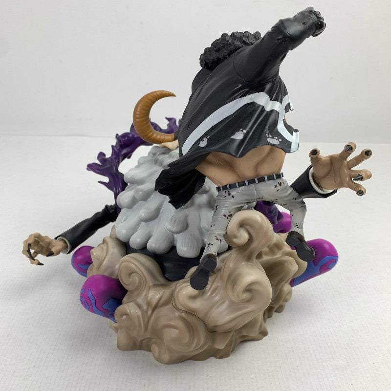 【中古品】 現状渡し品 本体のみ 一番くじ ワンピース 未来島エッグヘッド ～Burst of Energy～ ラストワン賞 バーソロミュー・くまVSジェイガルシア・サターン聖 Revible Moment フィギュア 047-260730-io-01-fuzh 万代Net店