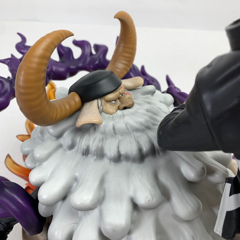 【中古品】 現状渡し品 本体のみ 一番くじ ワンピース 未来島エッグヘッド ～Burst of Energy～ ラストワン賞 バーソロミュー・くまVSジェイガルシア・サターン聖 Revible Moment フィギュア 047-260730-io-01-fuzh 万代Net店