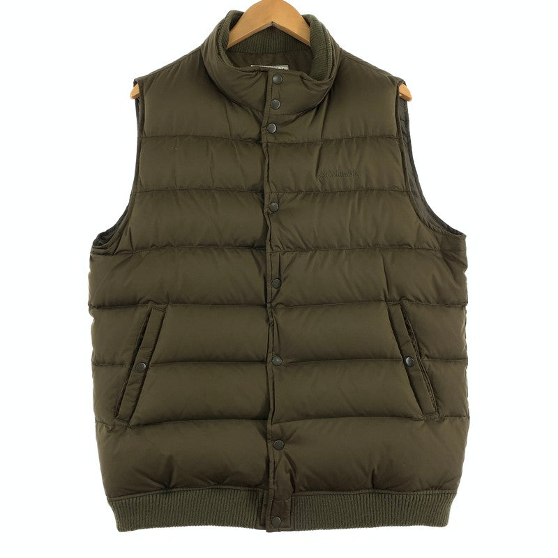 【中古品】【メンズ】 COLUMBIA コロンビア 209 PM1788 グレイビーボートダウンベスト 144-261013-ny-08-fuzh サイズ：XL カラー：オリーブ 万代Net店