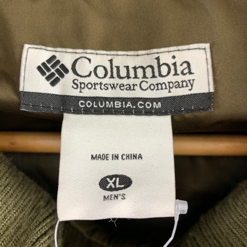 【中古品】【メンズ】 COLUMBIA コロンビア 209 PM1788 グレイビーボートダウンベスト 144-261013-ny-08-fuzh サイズ：XL カラー：オリーブ 万代Net店