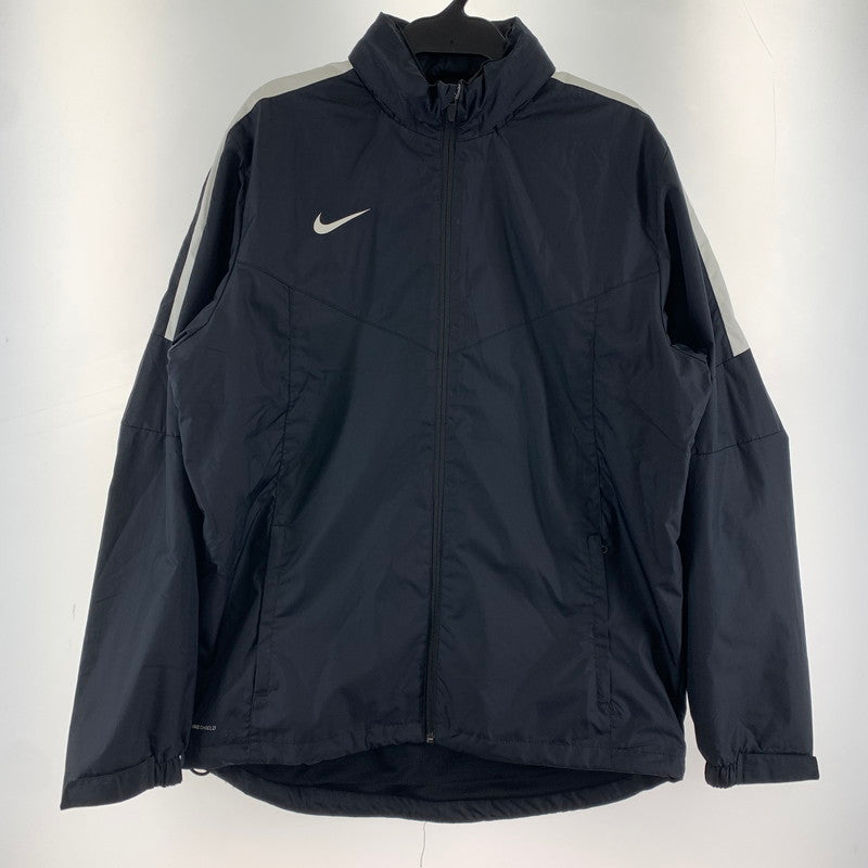 【中古品】【メンズ】 NIKE ナイキ ナイロンジャケット ジャンパー 上着 アウター BLACK SIZE:L ※ほつれ・汚れあり 148-260919-io-38-fuzh カラー：ブラック 万代Net店