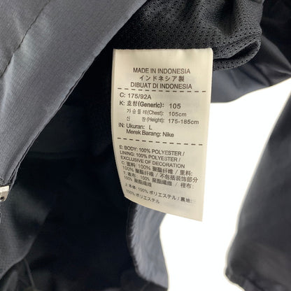 【中古品】【メンズ】 NIKE ナイキ ナイロンジャケット ジャンパー 上着 アウター BLACK SIZE:L ※ほつれ・汚れあり 148-260919-io-38-fuzh カラー：ブラック 万代Net店