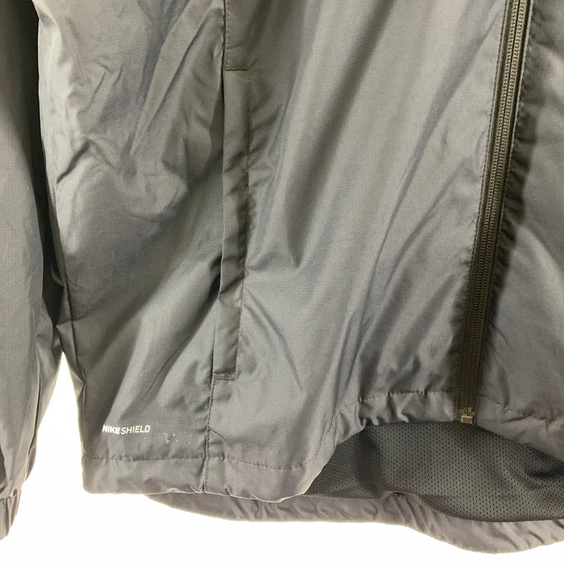 【中古品】【メンズ】 NIKE ナイキ ナイロンジャケット ジャンパー 上着 アウター BLACK SIZE:L ※ほつれ・汚れあり 148-260919-io-38-fuzh カラー：ブラック 万代Net店