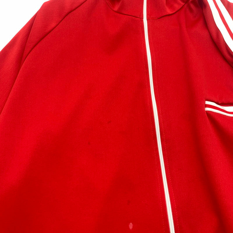 【中古品】【メンズ】 70s~80s PALERMO パレルモ トラックジャケット アウター ブルゾン ジャージ ブランド 古着 145-260725-gm-06-fuzh サイズ：XL カラー：レッド 万代Net店