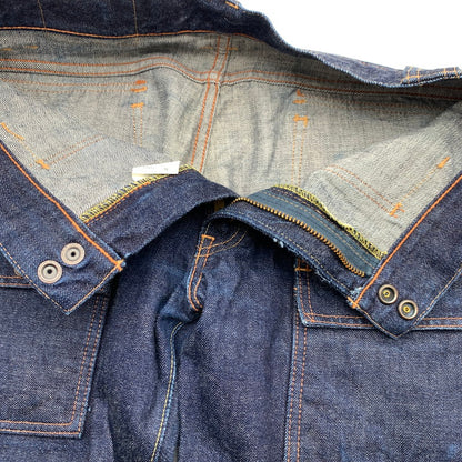 【中古品】【メンズ】 FULL COUNT フルカウント 1246 DENIM BUSH PANTS デニム ジーンズ ブッシュ パンツ ボトムス 古着 156-260608-mh-14-fuzh サイズ：33 カラー：ブルー 万代Net店