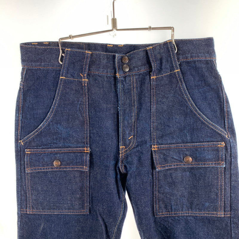 【中古品】【メンズ】 FULL COUNT フルカウント 1246 DENIM BUSH PANTS デニム ジーンズ ブッシュ パンツ ボトムス 古着 156-260608-mh-14-fuzh サイズ：33 カラー：ブルー 万代Net店