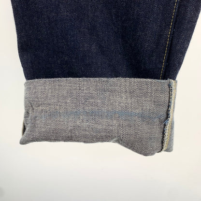 【中古品】【メンズ】 FULL COUNT フルカウント 1246 DENIM BUSH PANTS デニム ジーンズ ブッシュ パンツ ボトムス 古着 156-260608-mh-14-fuzh サイズ：33 カラー：ブルー 万代Net店