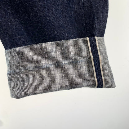 【中古品】【メンズ】 FULL COUNT フルカウント 1246 DENIM BUSH PANTS デニム ジーンズ ブッシュ パンツ ボトムス 古着 156-260608-mh-14-fuzh サイズ：33 カラー：ブルー 万代Net店