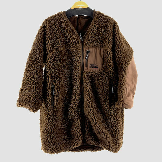 【中古品】【レディース】 FIRST DOWN ファーストダウン 194-3503 コート BROWN SIZE:F ボアフリース ※使用感有 169-260705-io-25-fuzh 万代Net店