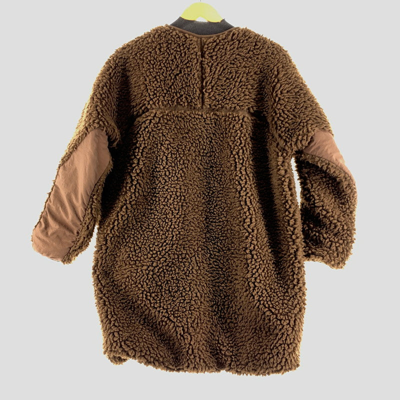 【中古品】【レディース】 FIRST DOWN ファーストダウン 194-3503 コート BROWN SIZE:F ボアフリース ※使用感有 169-260705-io-25-fuzh 万代Net店