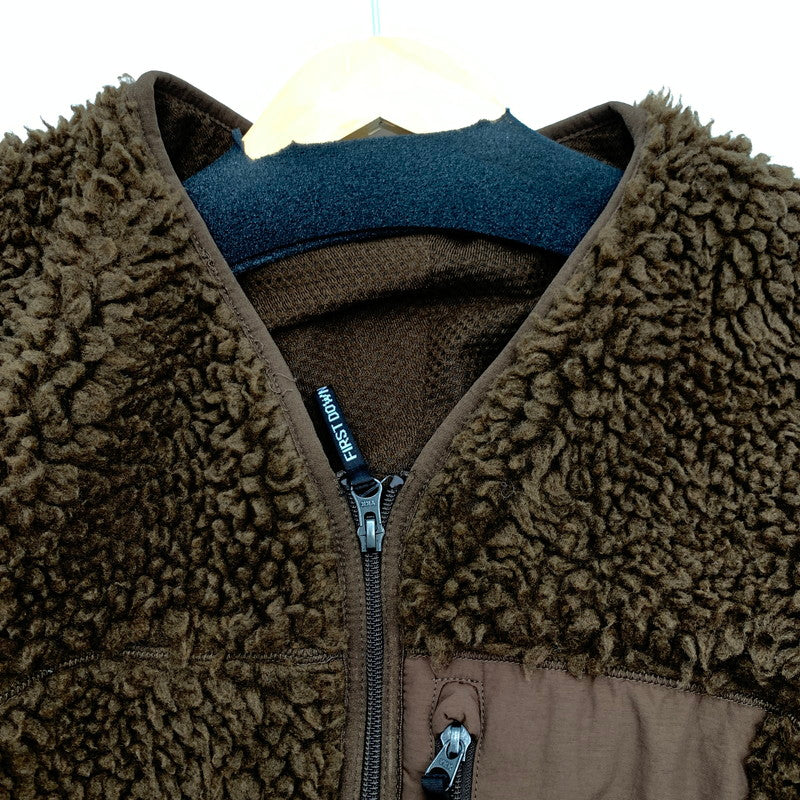 【中古品】【レディース】 FIRST DOWN ファーストダウン 194-3503 コート BROWN SIZE:F ボアフリース ※使用感有 169-260705-io-25-fuzh 万代Net店