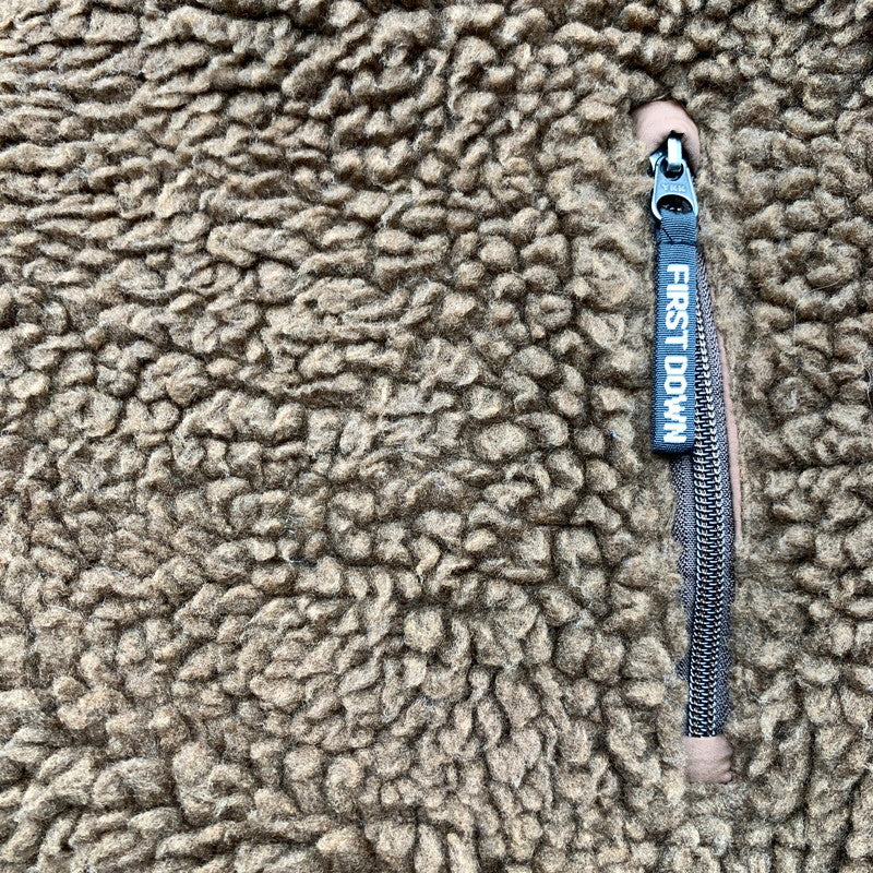 【中古品】【レディース】 FIRST DOWN ファーストダウン 194-3503 コート BROWN SIZE:F ボアフリース ※使用感有 169-260705-io-25-fuzh 万代Net店