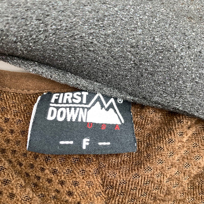 【中古品】【レディース】 FIRST DOWN ファーストダウン 194-3503 コート BROWN SIZE:F ボアフリース ※使用感有 169-260705-io-25-fuzh 万代Net店