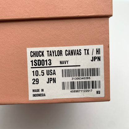 【中古品】【メンズ】 CONVERSE コンバース 1SD013 CHUCK TAYLOR CANVAS TX HI NAVY メンズ SIZE:29.0cm シューレース.箱有 スニーカー 靴 162-260528-io-08-fuzh 万代Net店