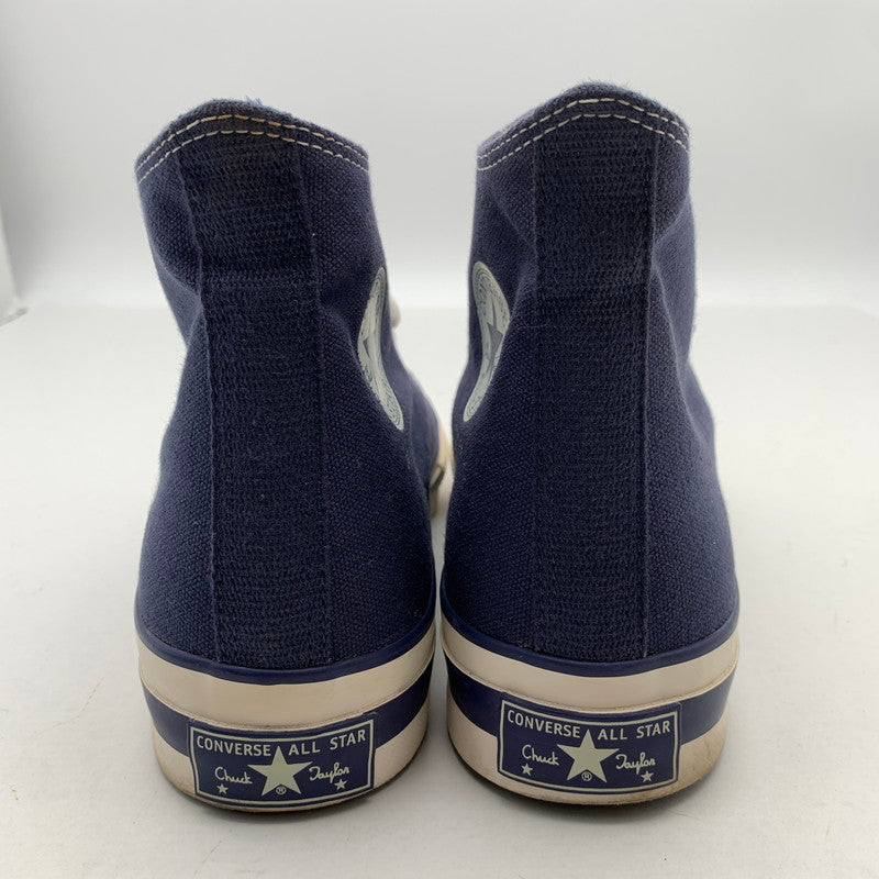 【中古品】【メンズ】 CONVERSE コンバース 1SD013 CHUCK TAYLOR CANVAS TX HI NAVY メンズ SIZE:29.0cm シューレース.箱有 スニーカー 靴 162-260528-io-08-fuzh 万代Net店