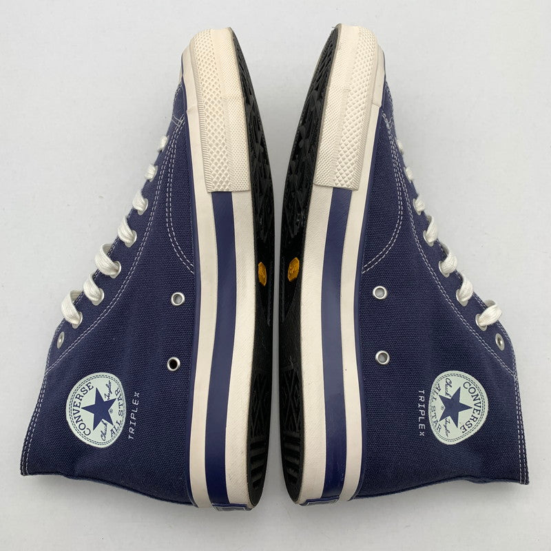 【中古品】【メンズ】 CONVERSE コンバース 1SD013 CHUCK TAYLOR CANVAS TX HI NAVY メンズ SIZE:29.0cm シューレース.箱有 スニーカー 靴 162-260528-io-08-fuzh 万代Net店