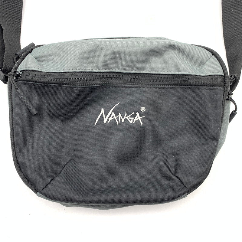 【中古品】【メンズ】 NANGA ナンガ ショルダーバッグ カバン ブランド 188-260614-gm-13-fuz カラー：ブラック カーキ 万代Net店