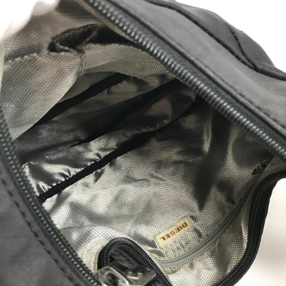 【中古品】【レディース】 DIESEL ディーゼル バッグ BLACK ナイロン ※内黄ばみ・白い汚れあり カバン ショルダーバッグ 188-260711-io-63-fuzh 万代Net店