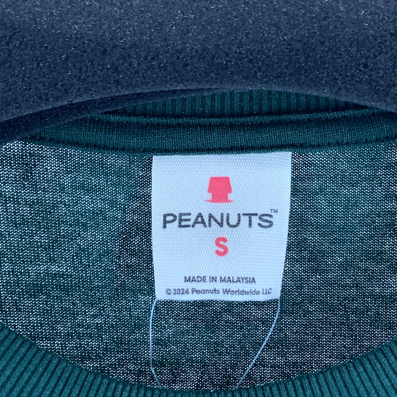 【中古品】【メンズ】 PEANUTS ピーナッツ 半袖Tシャツ カットソー ラグラン 145-260927-gm-48-fuzh サイズ：S カラー：グリーン 万代Net店