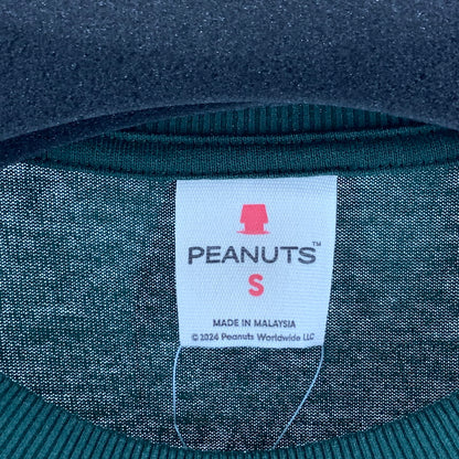 【中古品】【メンズ】 PEANUTS ピーナッツ 半袖Tシャツ カットソー ラグラン 145-260927-gm-48-fuzh サイズ：S カラー：グリーン 万代Net店