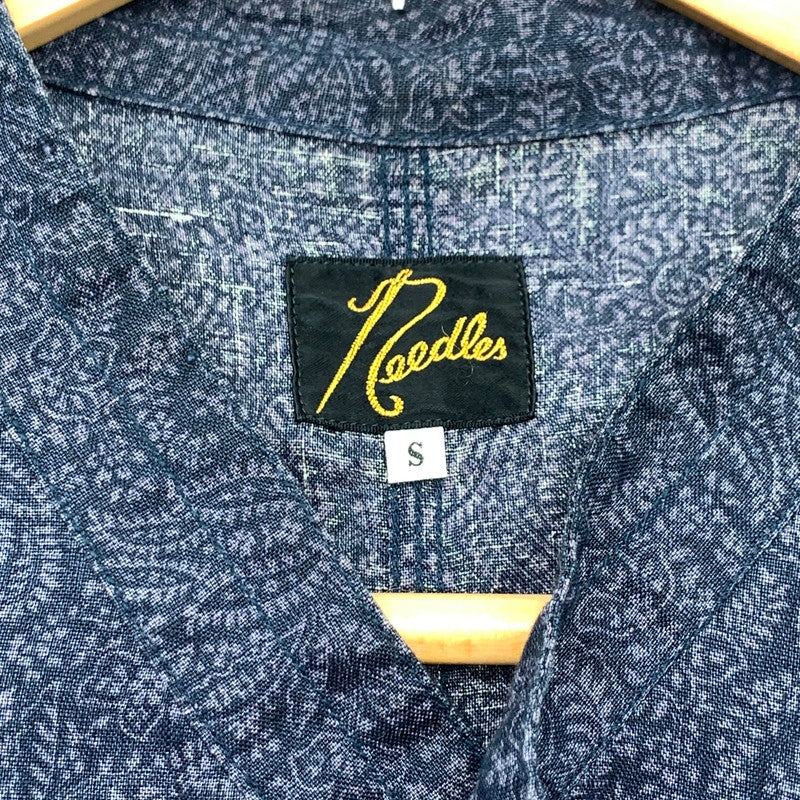 【中古品】【メンズ】 NEEDLES CH107 CHINA SHIRT ニードルス チャイナシャツ 長袖シャツ ブランド 古着 140-260614-gm-24-fuz サイズ：S カラー：ペイズリー 万代Net店