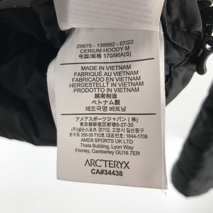 【中古品】【メンズ】 ARC’TERYX アークテリクス QC-030705 THORIUM AR DOWN JACKET BLACK メンズ ダウンジャケット SIZE:S HOODIE 144-260529-io-09-fuzh 万代Net店
