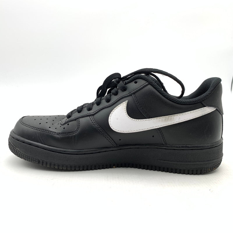 【中古品】【メンズ】 NIKE FZ0627-010 AIR FORCE 1 '07 BLACK WHITE-BLACK ナイキ エアフォース 1 07 スニーカー シューズ 靴 160-260531-gm-09-fuz サイズ：27cm カラー：ブラック 万代Net店
