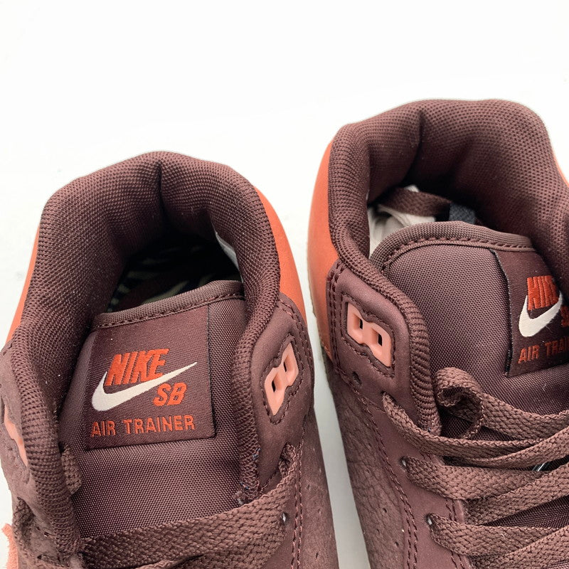【中古美品】【メンズ】 NIKE SB×ARTS REC IF0501-200 AIR TRAINER 1 "EARTH AND DUSTY PEACH" ナイキ SB エアトレーナー 1 スニーカー 160-260531-gm-10-fuz サイズ：27cm カラー：ブラウン 万代Net店