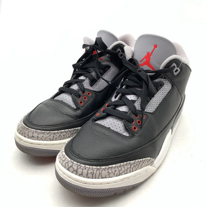【中古品】【メンズ】 NIKE DN3707-010 AIR JORDAN 3 RETRO "BLACK CEMENT" (2024) ナイキ エアジョーダン3 レトロ "ブラックセメント" スニーカー 160-260530-gm-32-fuz サイズ：26.5cm カラー：ブラック 万代Net店