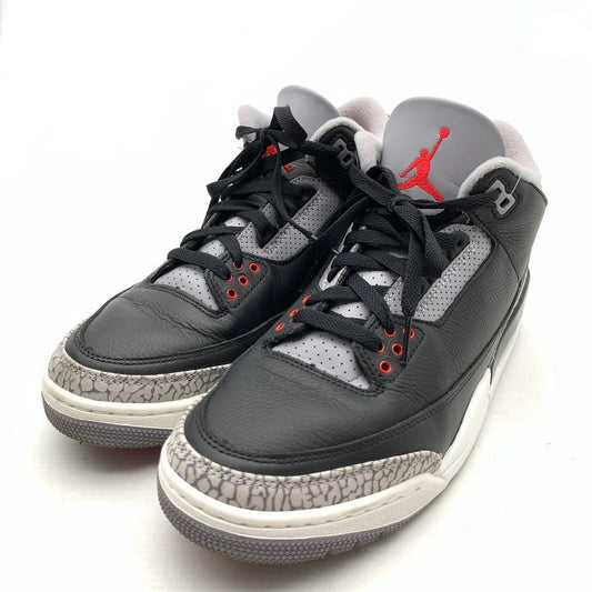 【中古品】【メンズ】 NIKE DN3707-010 AIR JORDAN 3 RETRO "BLACK CEMENT" (2024) ナイキ エアジョーダン3 レトロ "ブラックセメント" スニーカー 160-260530-gm-32-fuz サイズ：26.5cm カラー：ブラック 万代Net店