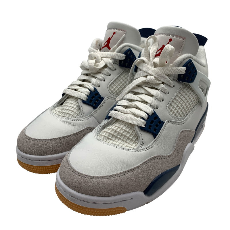 【中古品】【メンズ】 NIKE SB DR5415-100 AIR JODAN 4 RETRO SP ”SUMMIT WHITE NAVY" ナイキ SB エアジョーダン4 レトロ SP スニーカー 166-260530-gm-19-fuz サイズ：27cm カラー：ブルー 万代Net店