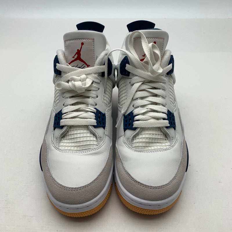 【中古品】【メンズ】 NIKE SB DR5415-100 AIR JODAN 4 RETRO SP ”SUMMIT WHITE NAVY" ナイキ SB エアジョーダン4 レトロ SP スニーカー 166-260530-gm-19-fuz サイズ：27cm カラー：ブルー 万代Net店