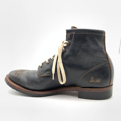 【中古品】【メンズ】 REDWING 9060 BECKMAN FLATBOX レッドウィング ベックマン フラットボックス ブーツ レザーブーツ シューズ 靴 164-260531-gm-13-fuz サイズ：27.5cm カラー：ブラック 万代Net店