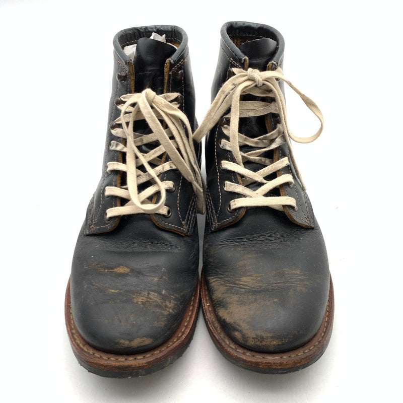 【中古品】【メンズ】 REDWING 9060 BECKMAN FLATBOX レッドウィング ベックマン フラットボックス ブーツ レザーブーツ シューズ 靴 164-260531-gm-13-fuz サイズ：27.5cm カラー：ブラック 万代Net店