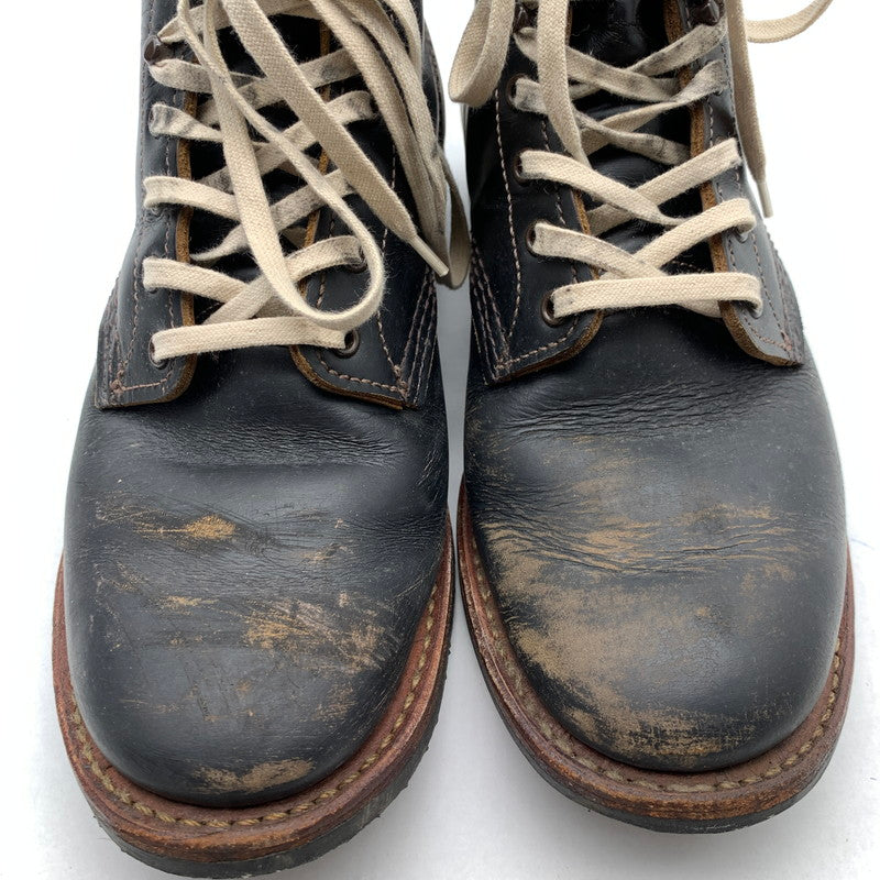 【中古品】【メンズ】 REDWING 9060 BECKMAN FLATBOX レッドウィング ベックマン フラットボックス ブーツ レザーブーツ シューズ 靴 164-260531-gm-13-fuz サイズ：27.5cm カラー：ブラック 万代Net店