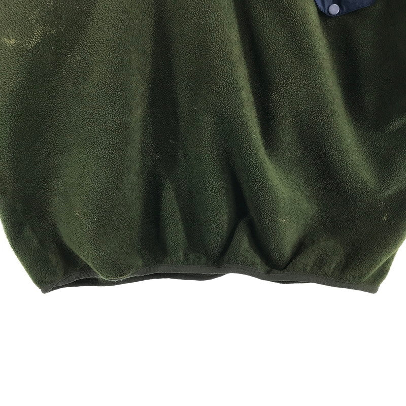 【中古品】【メンズ】 PATAGONIA パタゴニア SNAP FLEECE PULLOVER フリース ジャケット プルオーバー アウター 古着 144-260610-mh-02-fuzh サイズ：L カラー：カーキ 万代Net店