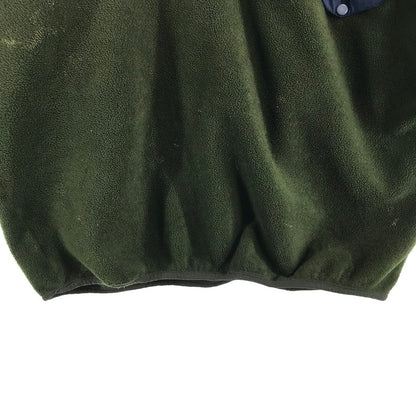 【中古品】【メンズ】 PATAGONIA パタゴニア SNAP FLEECE PULLOVER フリース ジャケット プルオーバー アウター 古着 144-260610-mh-02-fuzh サイズ：L カラー：カーキ 万代Net店