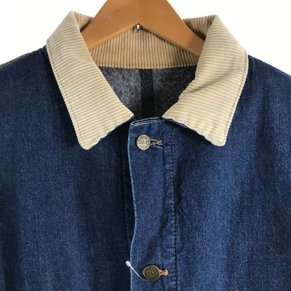 【中古品】【メンズ】 SEARS FIELDMASTER シアーズ フィールドマスター カバーオール DENIM メンズ SIZE:XL 襟コーデュロイ 145-260529-io-07-fuzh 万代Net店