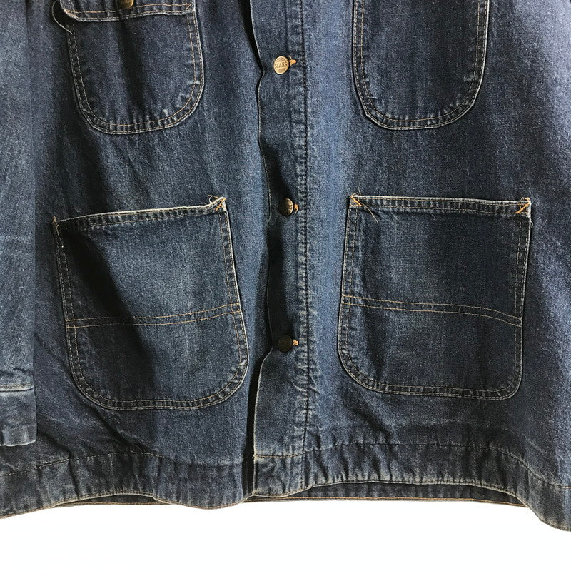 【中古品】【メンズ】 SEARS FIELDMASTER シアーズ フィールドマスター カバーオール DENIM メンズ SIZE:XL 襟コーデュロイ 145-260529-io-07-fuzh 万代Net店