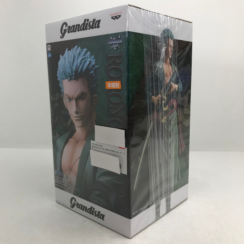【中古美品】 未開封 Grandista THE GRANDLINE MEN ロロノア・ゾロ ワンピース フィギュア ※箱傷みあり 048-260907-io-56-fuzh 万代Net店