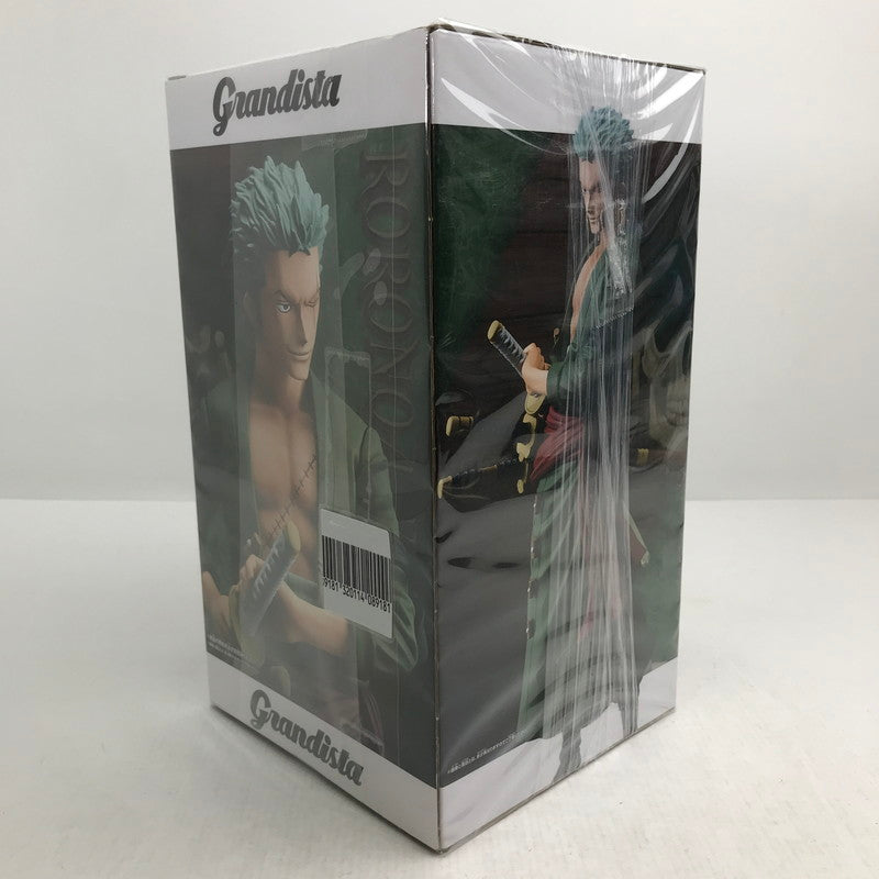 【中古美品】 未開封 Grandista THE GRANDLINE MEN ロロノア・ゾロ ワンピース フィギュア ※箱傷みあり 048-260907-io-56-fuzh 万代Net店