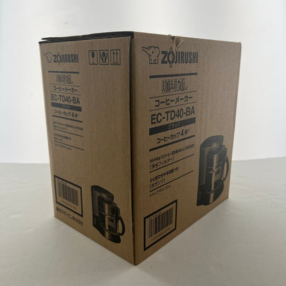 【中古美品】 未使用 開封品 ZOJIRUSHI 象印 EC-TD40-BA 珈琲通 コーヒーメーカー ブラック 098-260615-mh-03-fuz 万代Net店