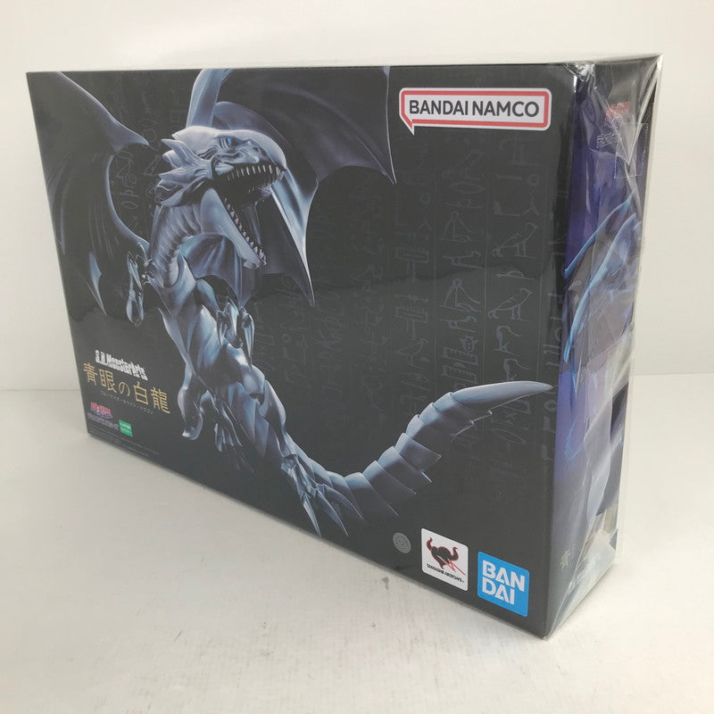 【中古品】 完備品 S.H.モンスターアーツ 遊☆戯☆王デュエルモンスターズ 青眼の白龍 ブルーアイズ・ホワイト・ドラゴン フィギュア ※外箱傷みあり 051-261006-io-24-fuzh 万代Net店