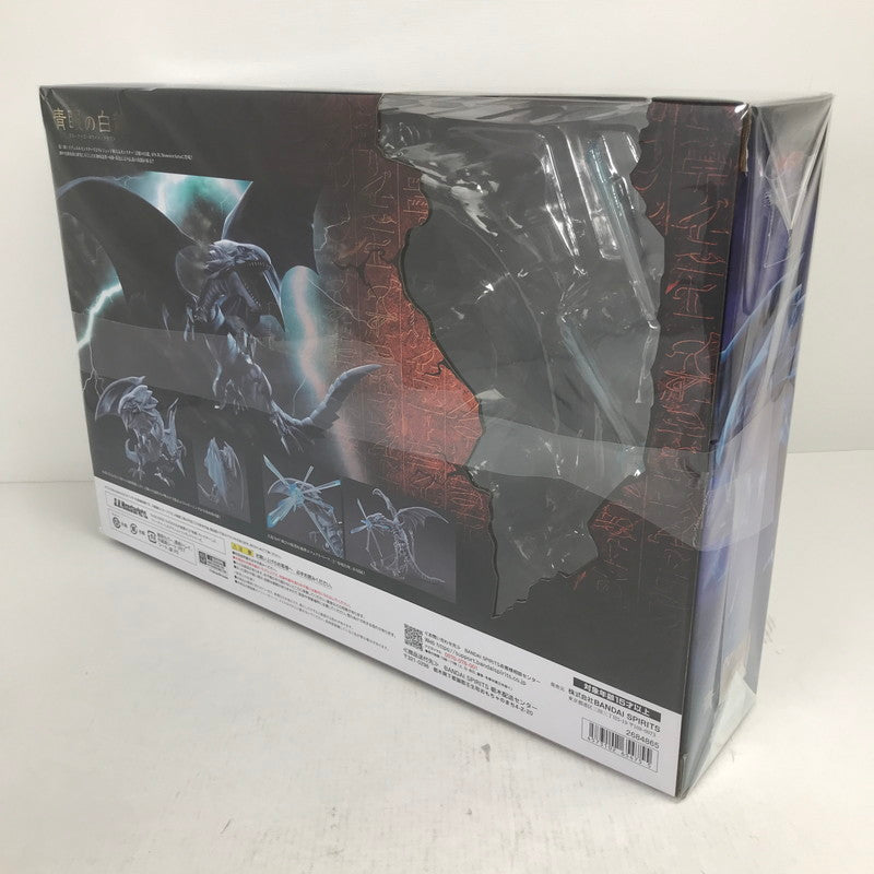 【中古品】 完備品 S.H.モンスターアーツ 遊☆戯☆王デュエルモンスターズ 青眼の白龍 ブルーアイズ・ホワイト・ドラゴン フィギュア ※外箱傷みあり 051-261006-io-24-fuzh 万代Net店