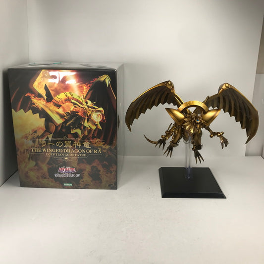 【中古品】 完備品 コトブキヤ 遊☆戯☆王デュエルモンスターズ 重巧超大 ラーの翼神竜 フィギュア特典台座付き ※箱傷みあり 051-261006-io-23-fuzh 万代Net店